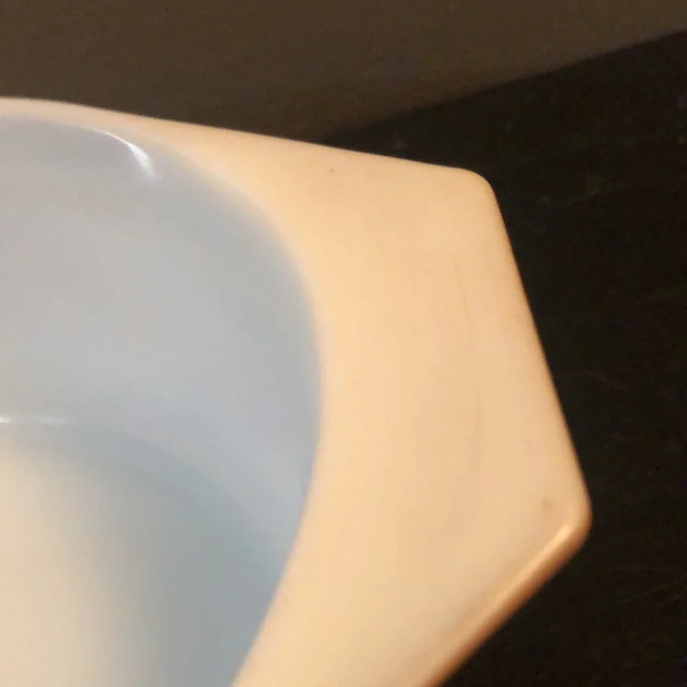 1960’s Vintage Pyrex-Americana Print in Brown/Gold-2.5 Quart Oval-No Lid - Picture 15 of 17